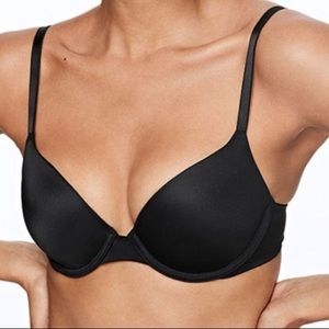 PINK Wear Everywhere Tshirt Bra 32C Black